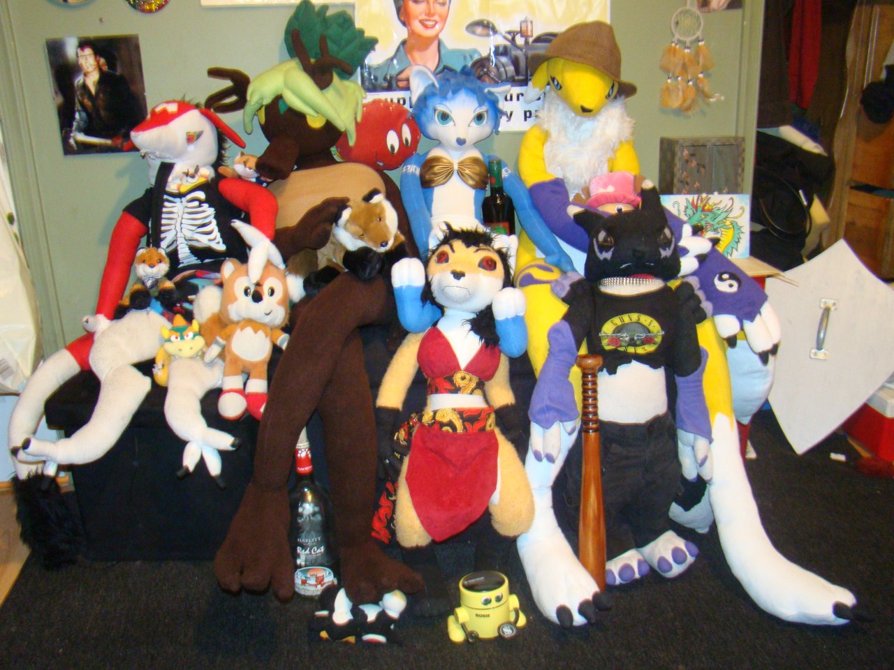 Plushie Paradise? or Decent into Madness? by fedupfox -- Fur Affinity [dot]  net