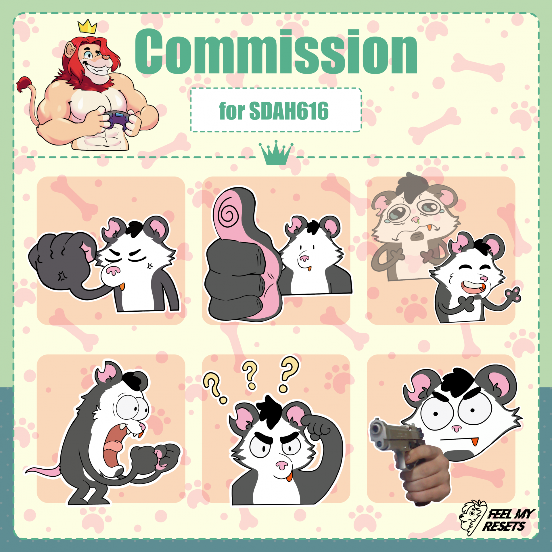 Commission sticker pack #1