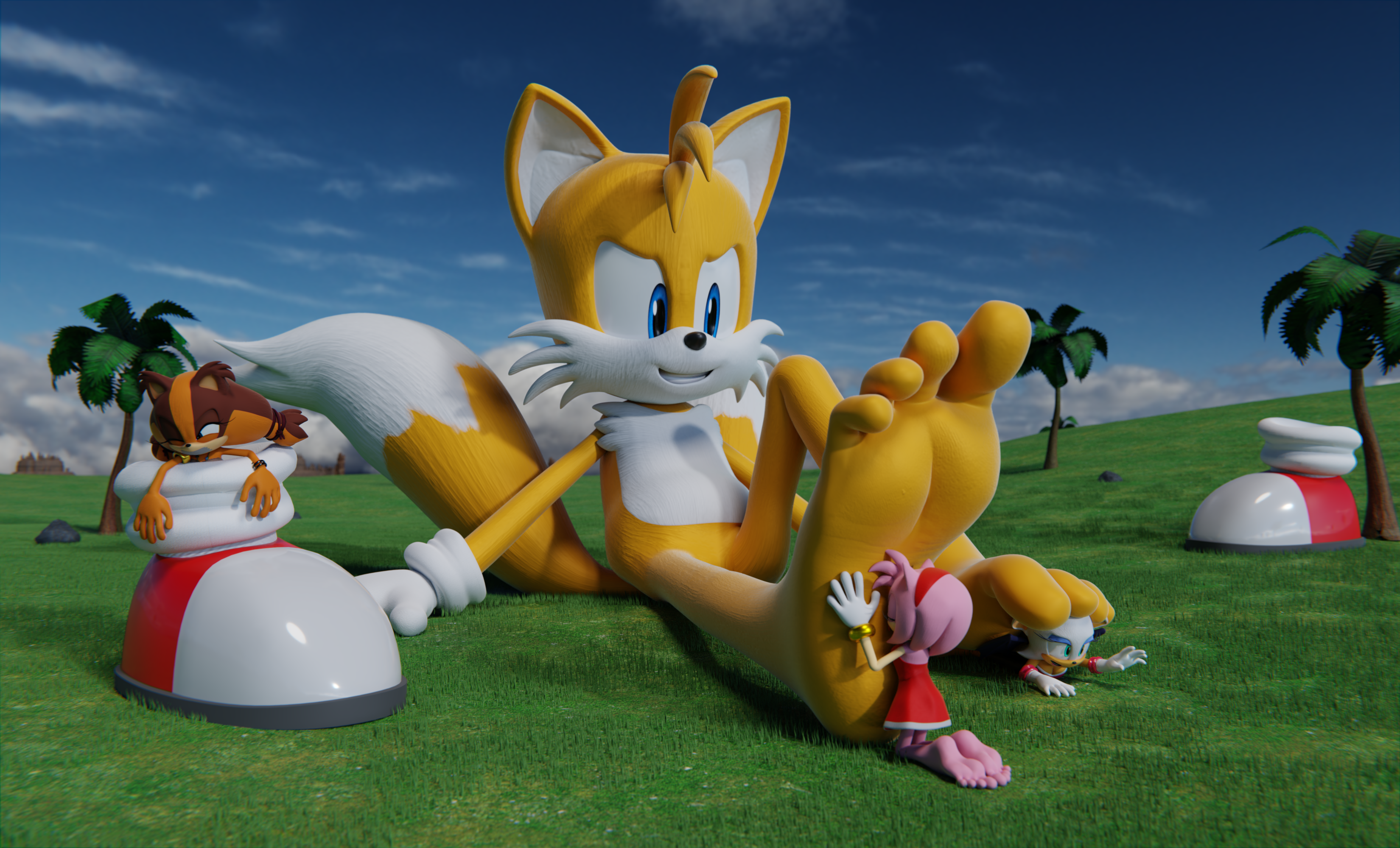 3D Tails' Power Fantasy. 