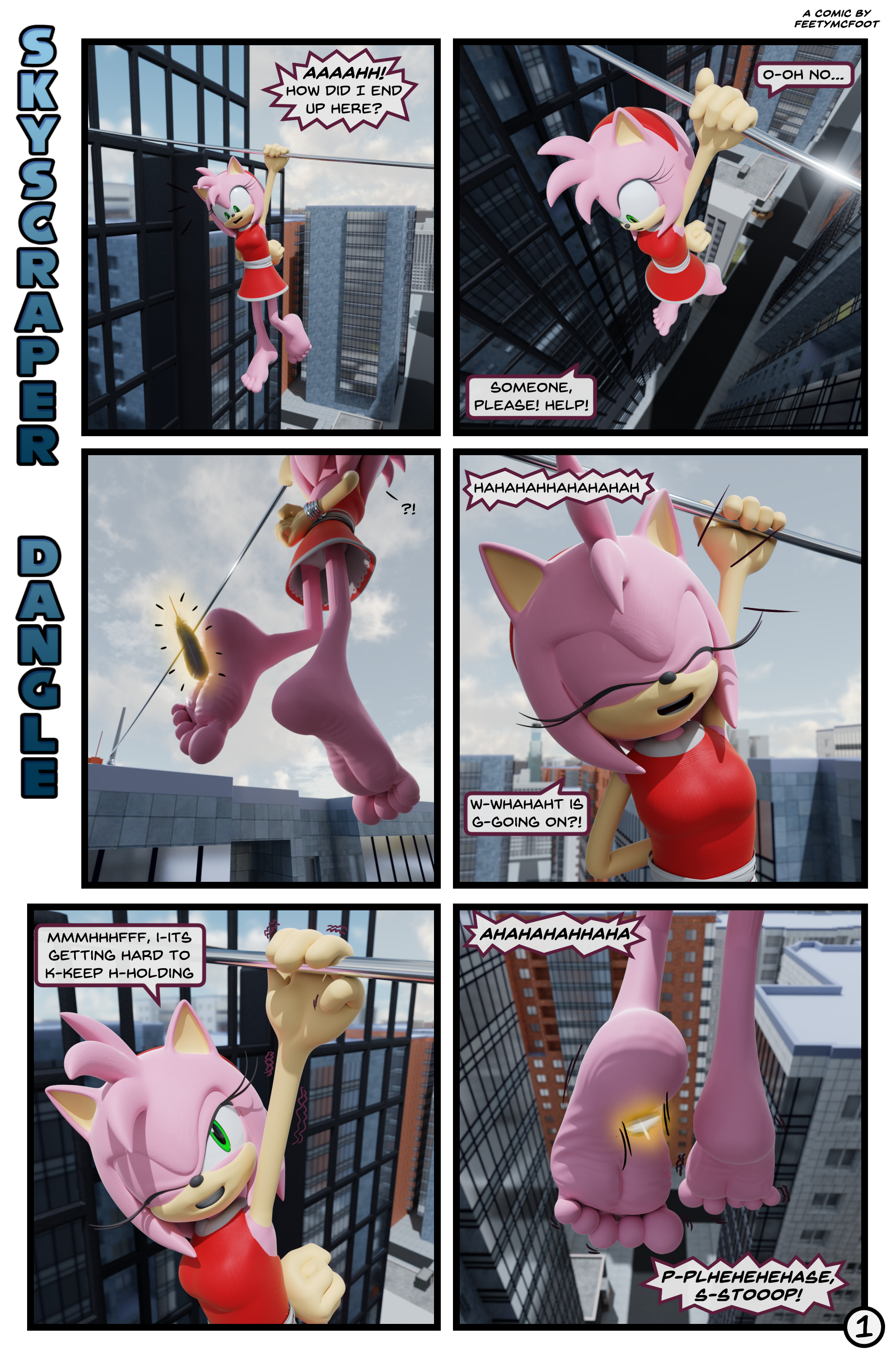 Skyscraper dangle - Page 1 by FeetyMcFoot -- Fur Affinity [dot] net