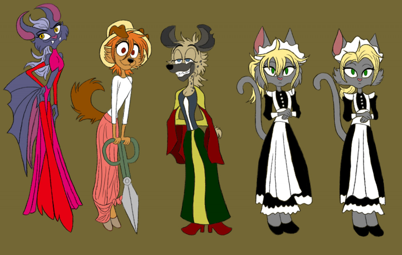 My characters in the style Hazbin Hotel by felisdekale -- Fur Affinity  [dot] net