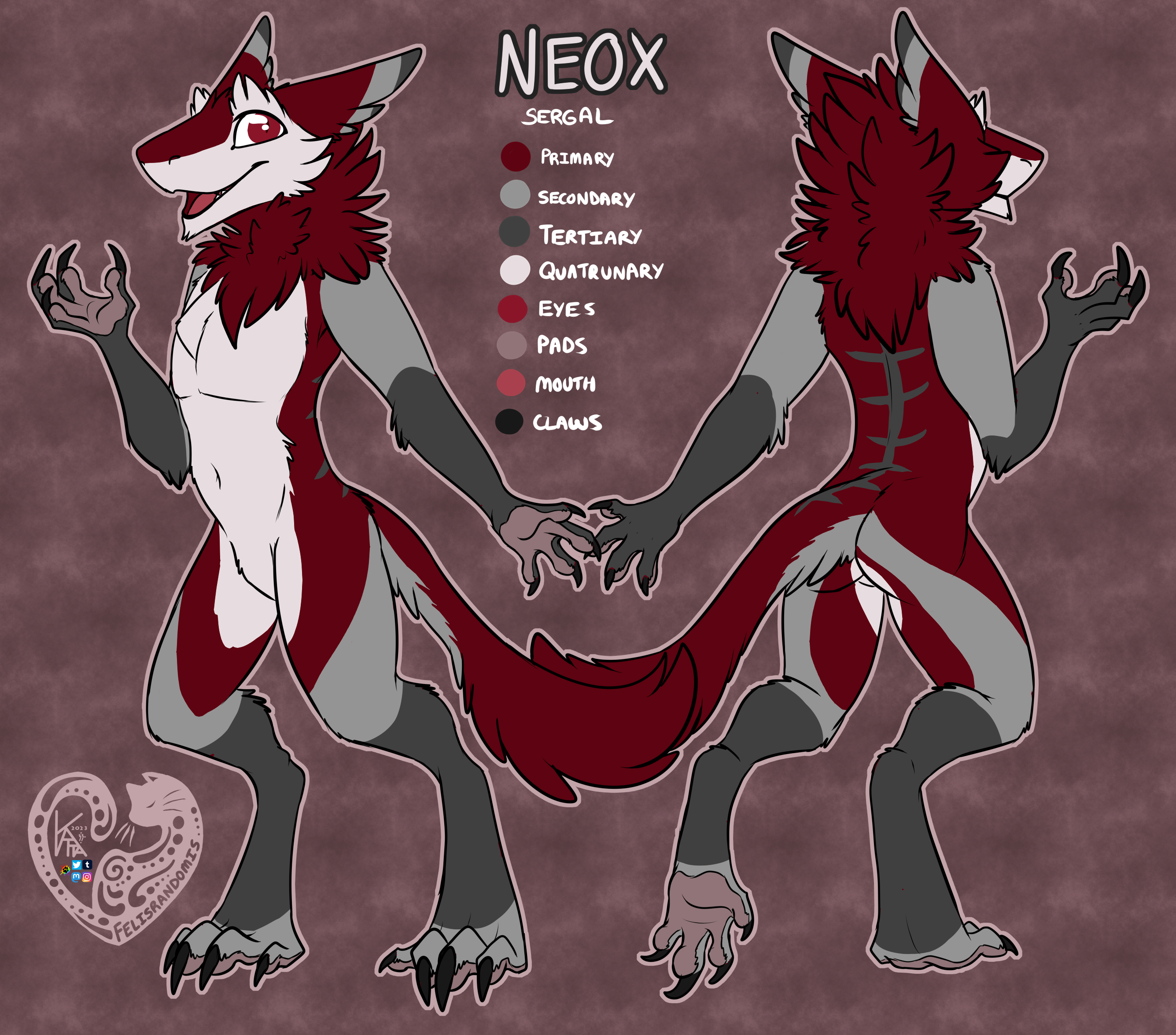 Refrence of Neox by neox -- Fur Affinity [dot] net