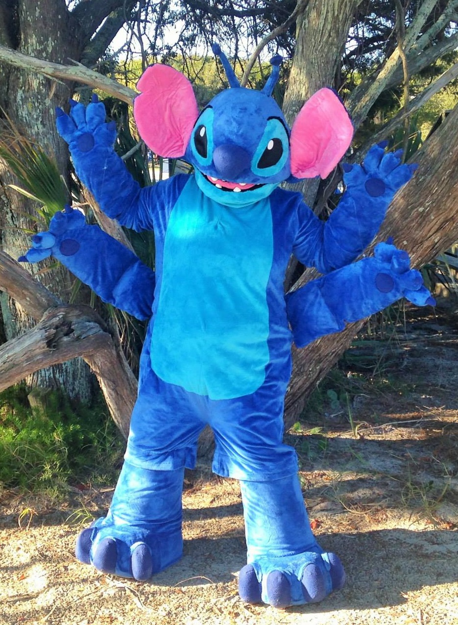 Disney Store Costume STITCH 626 Alien Experiment from Lilo and Stitch XS  4-5 NWT
