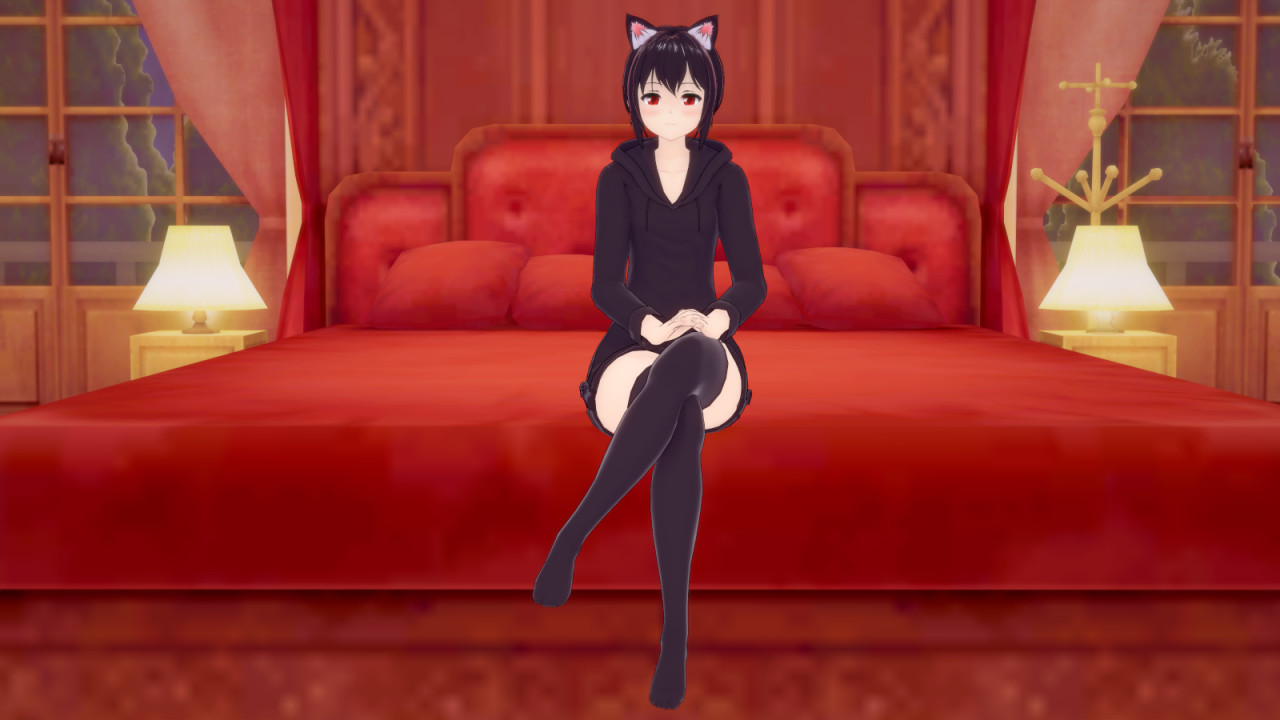 Koikatsu] Sitting on Bed by FelonianSeeker -- Fur Affinity [dot] net