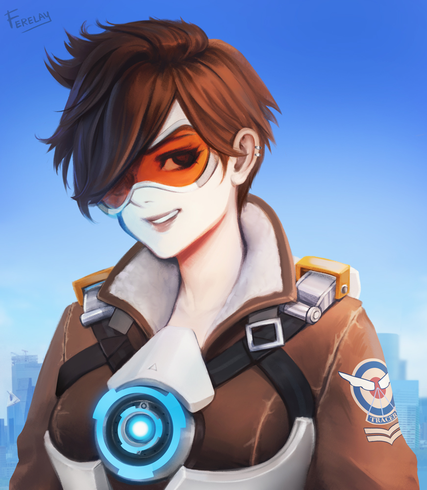 Tracer (overwatch (fanart))