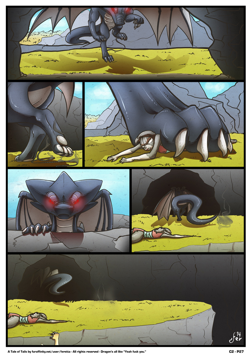 A Tale of Tails, C2P27 - In which Vix cuddles the ground. 