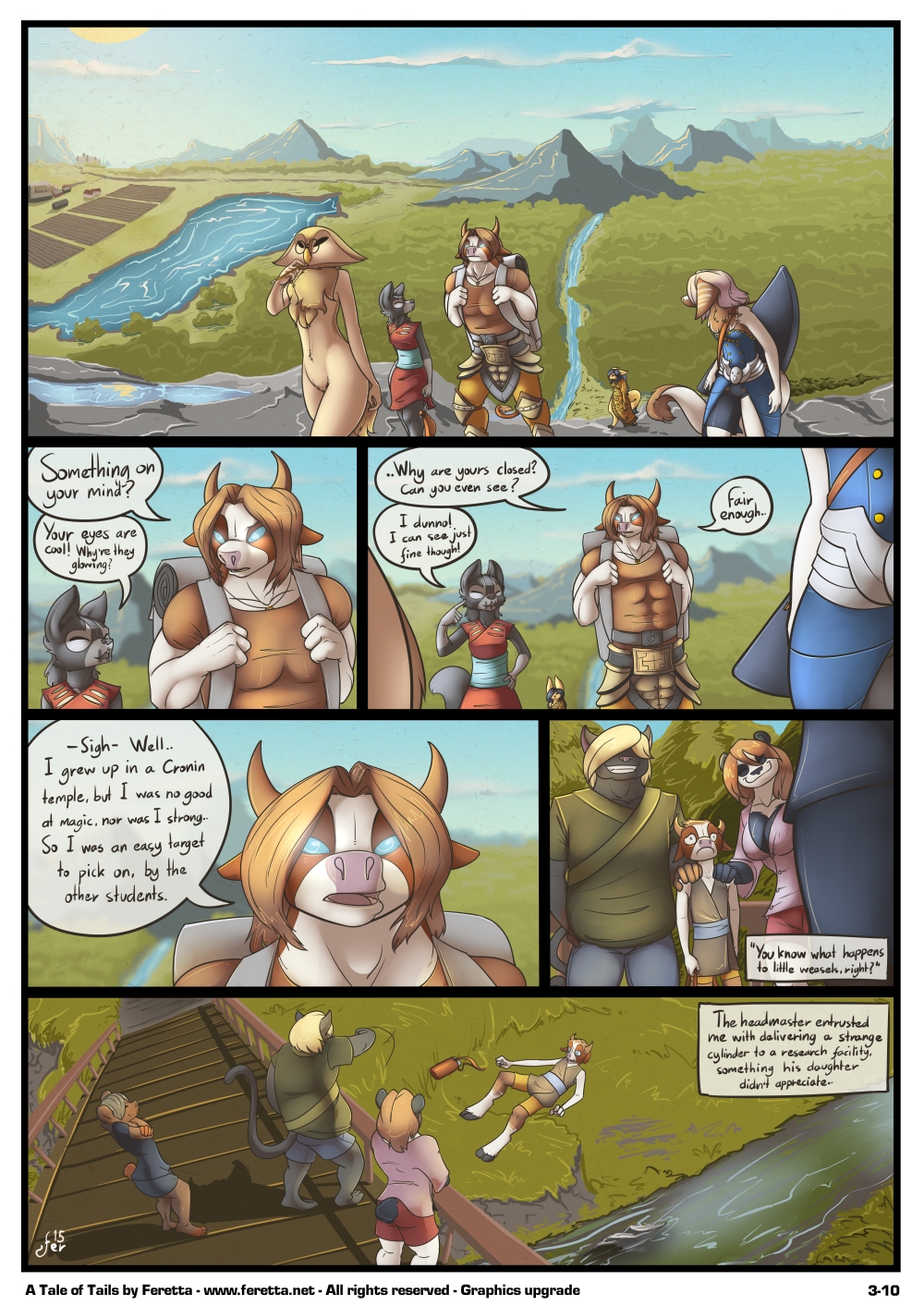 A Tale of Tails, 3-10 - That river is fuckin' sexy.. by Feretta -- Fur  Affinity [dot] net