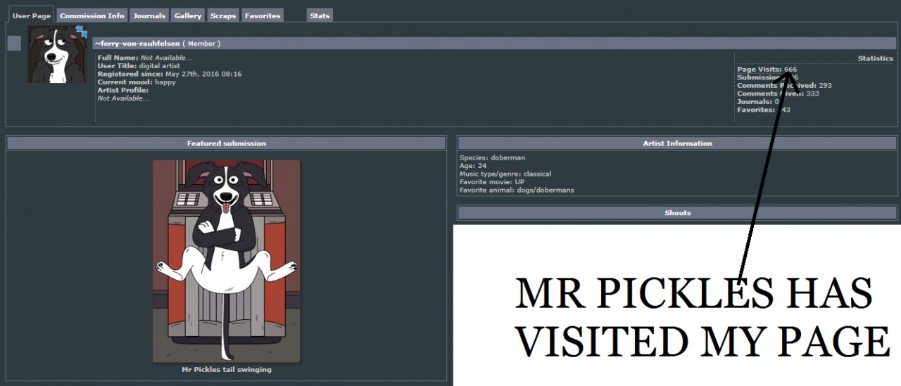 Userpage of Mr-PICKLES -- Fur Affinity [dot] net