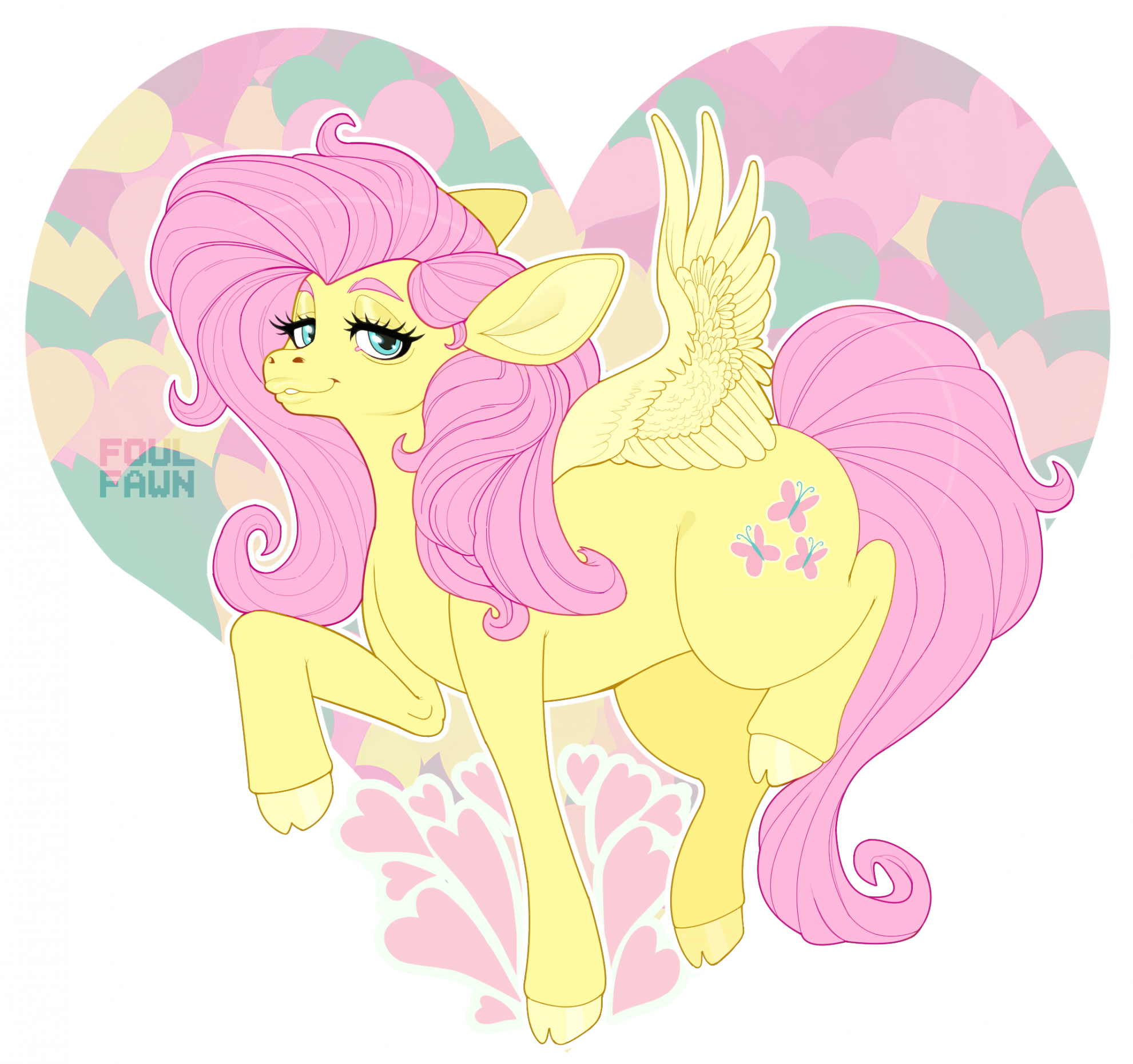 Fanart ⸻ Fluttershy⠀@foulfawn