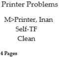 Printer Problems