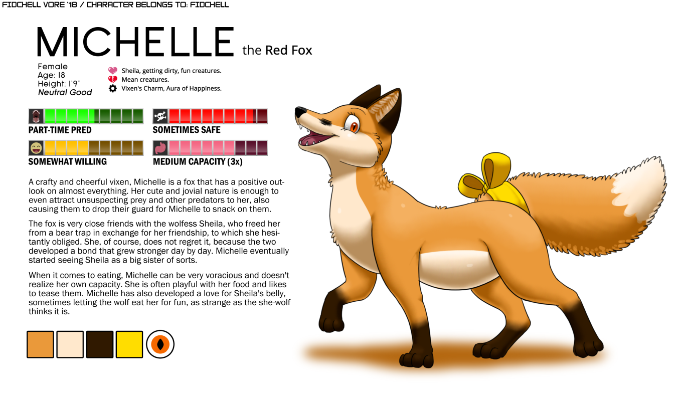 Vore Reference - Michelle by FidchellVore -- Fur Affinity [dot] net