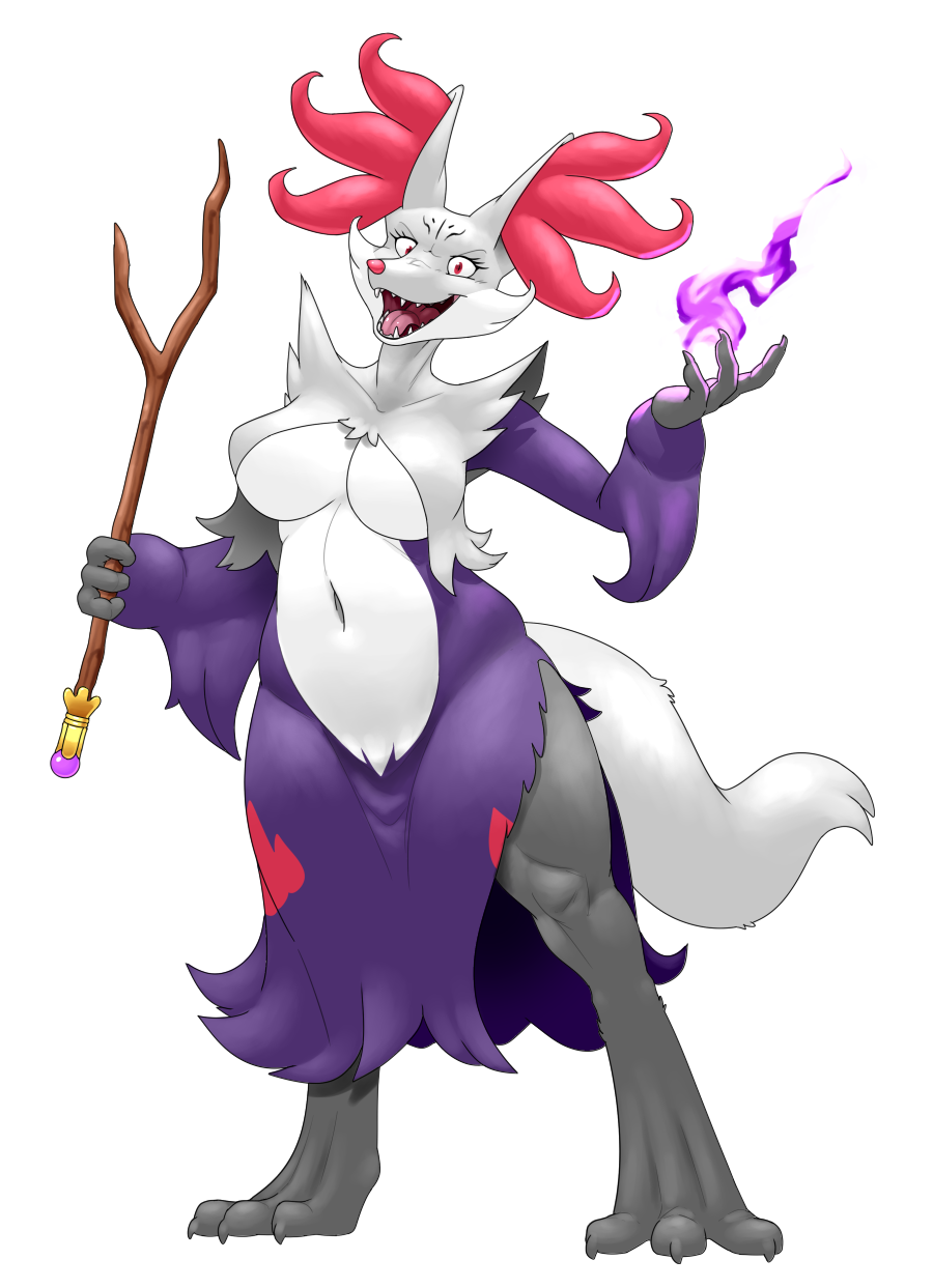 Grimmsnarl/Fused Nihilego by EddyIsntHere -- Fur Affinity [dot] net