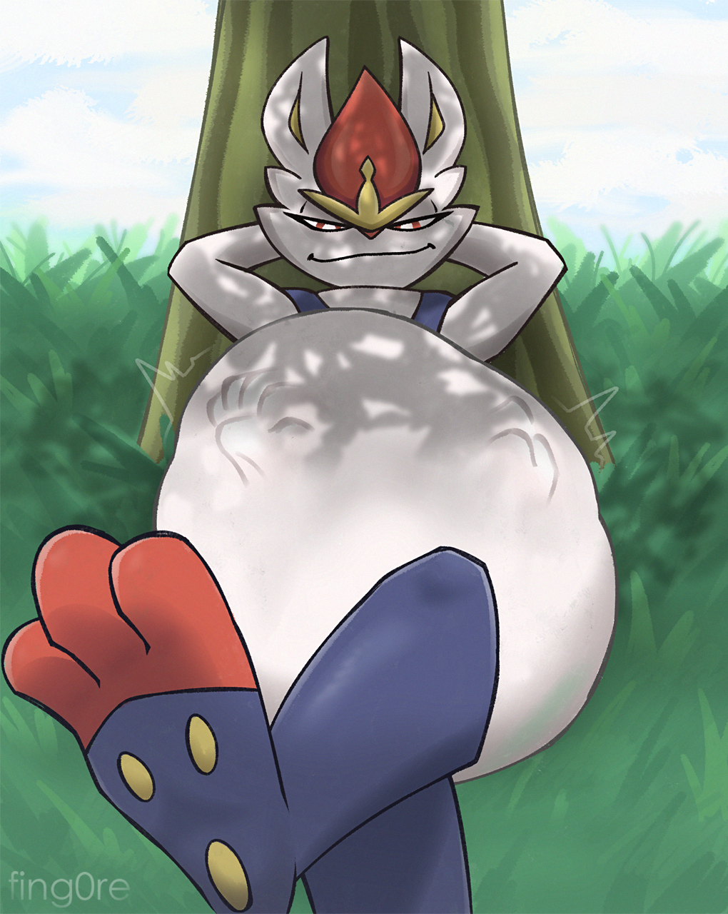 cinderace by fing0re -- Fur Affinity [dot] net