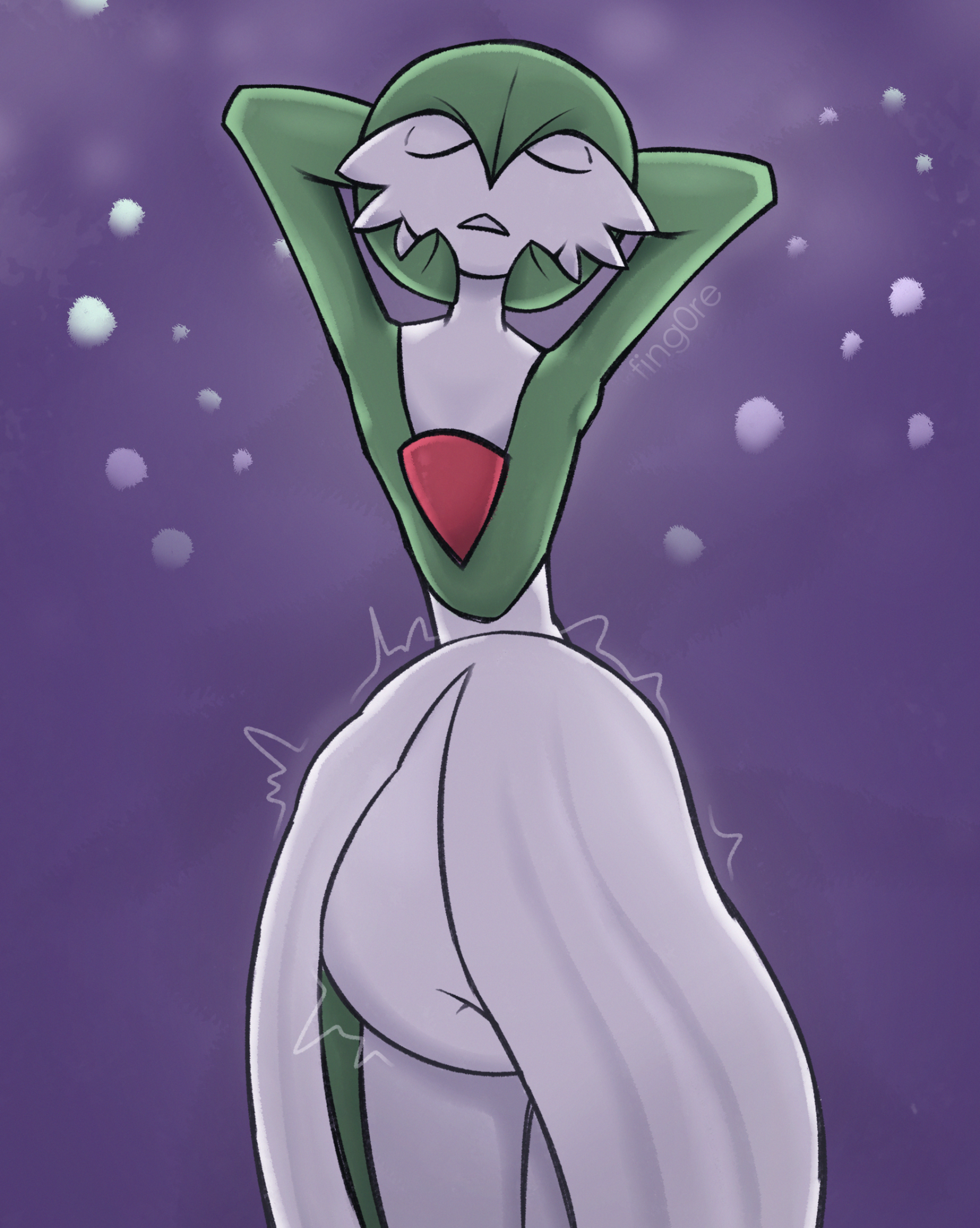 Gardevoir Fan Art by TheGreenCoffii -- Fur Affinity [dot] net