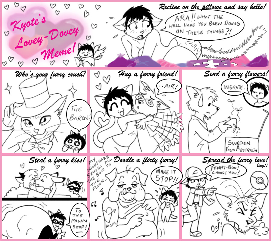 Fio Does Kyote S Lovey Dovey Meme By Fio Fur Affinity Dot Net
