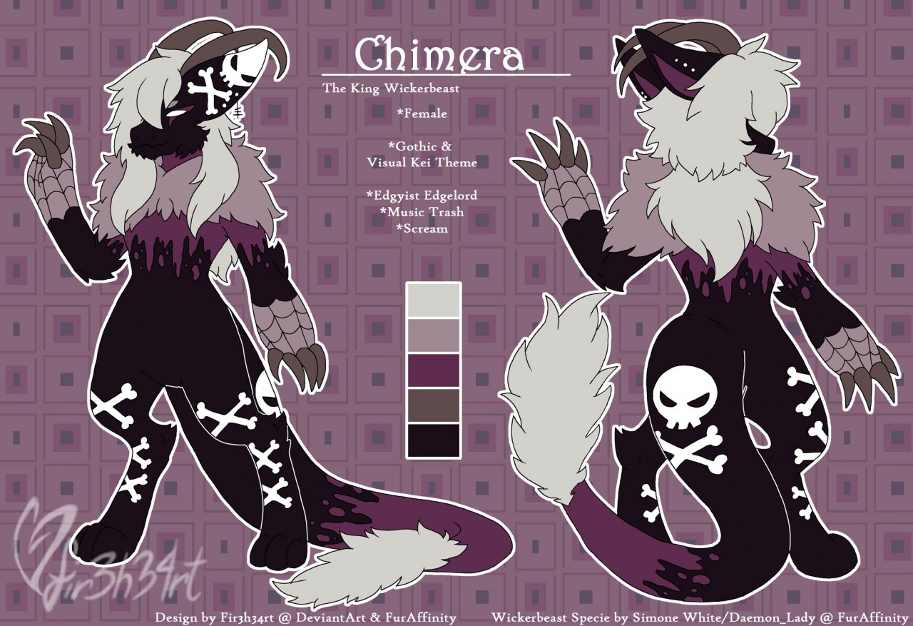 Wickerbeast Custom - Chimeran Gothic by fir3h34rt -- Fur Affinity [dot] net