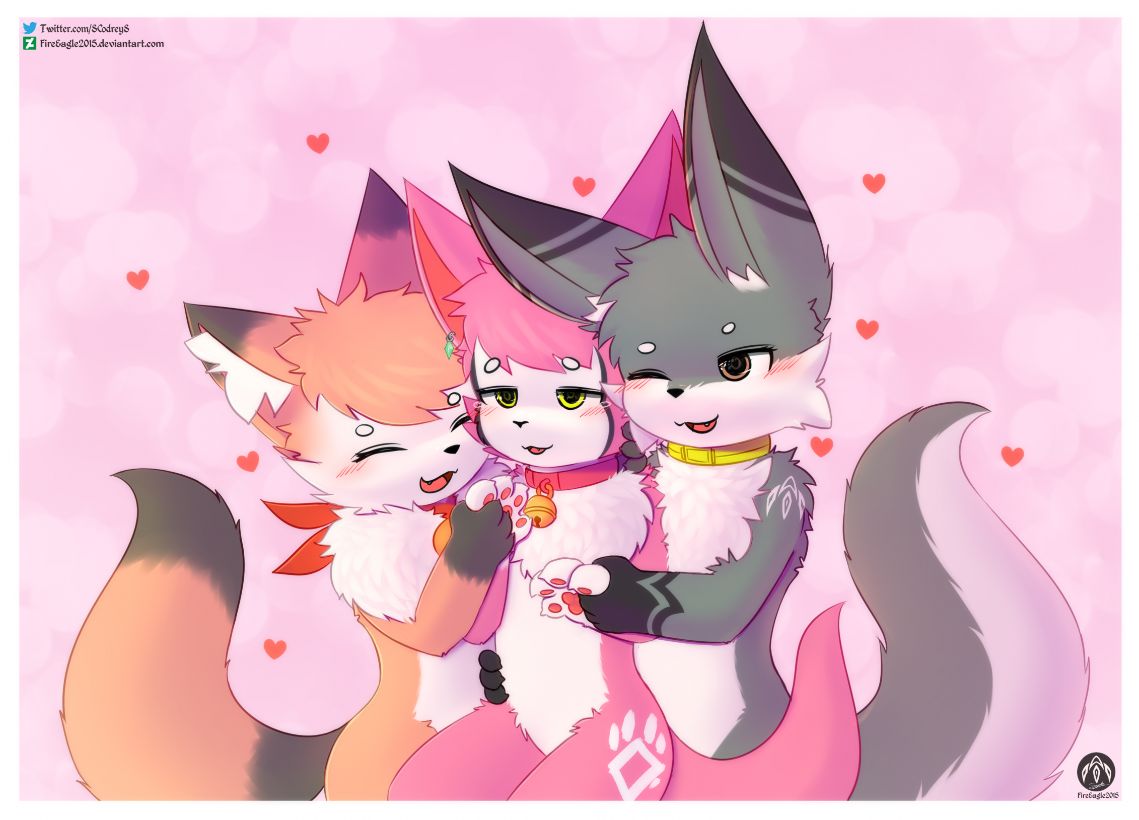 999 hugs 956 by Cheshire_Cat317 -- Fur Affinity [dot] net