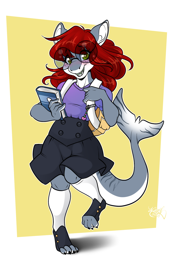 Fish Girl by n3uromanc3r -- Fur Affinity [dot] net