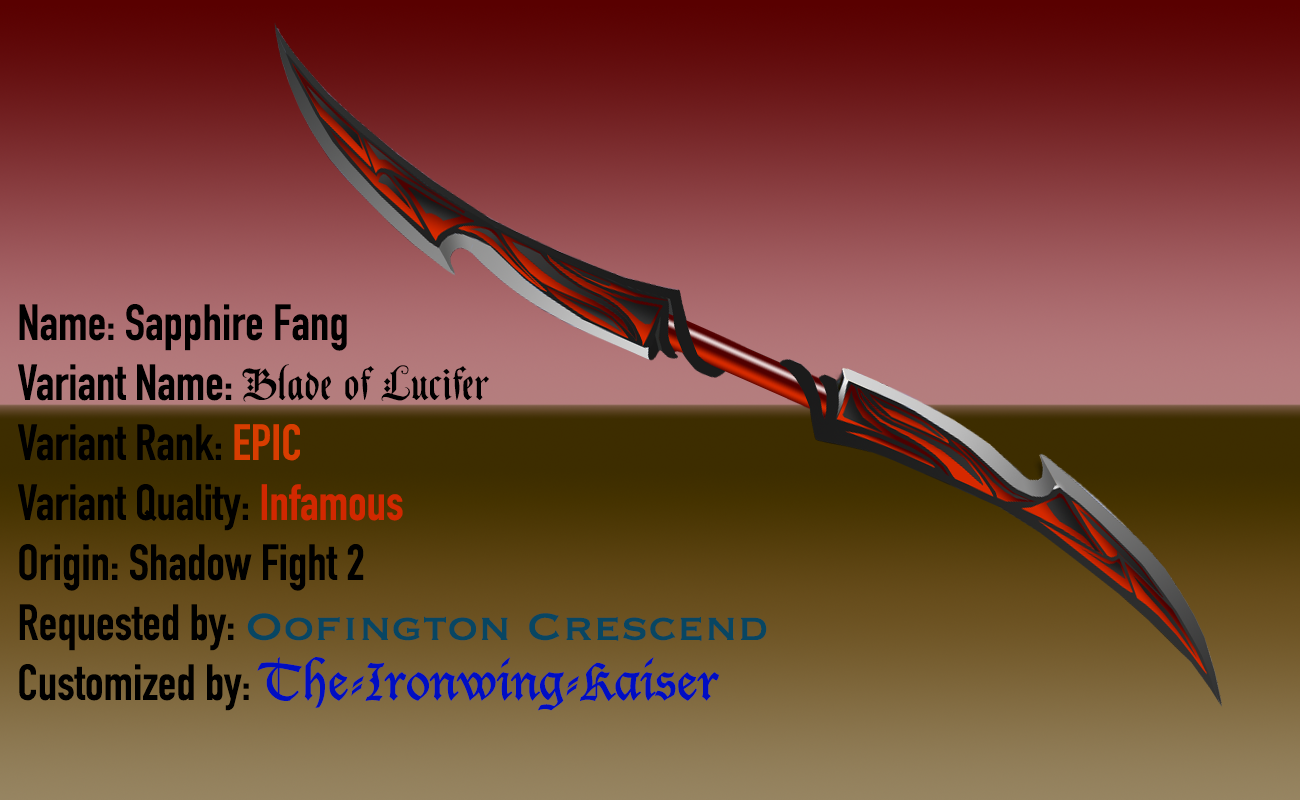 Blade of Lucifer (May 2020) by First_Frost -- Fur Affinity [dot] net