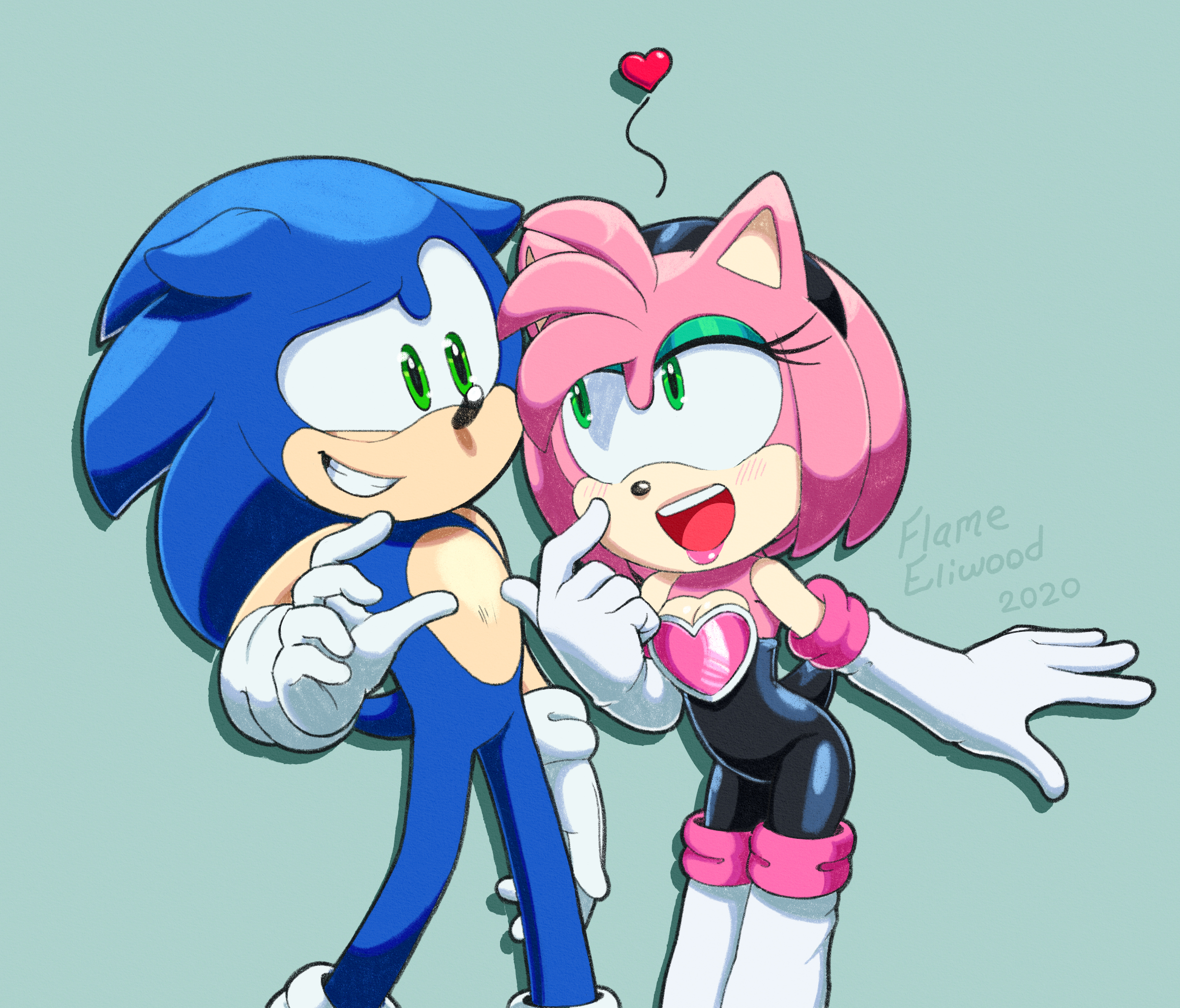 Amy's New Outfit by Flame_Eliwood -- Fur Affinity [dot] net