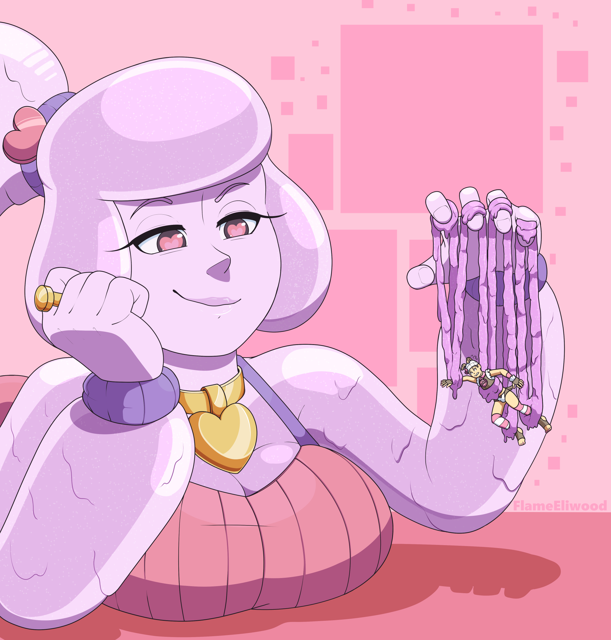 Caught in a Web of Slime by Flame_Eliwood -- Fur Affinity [dot] net