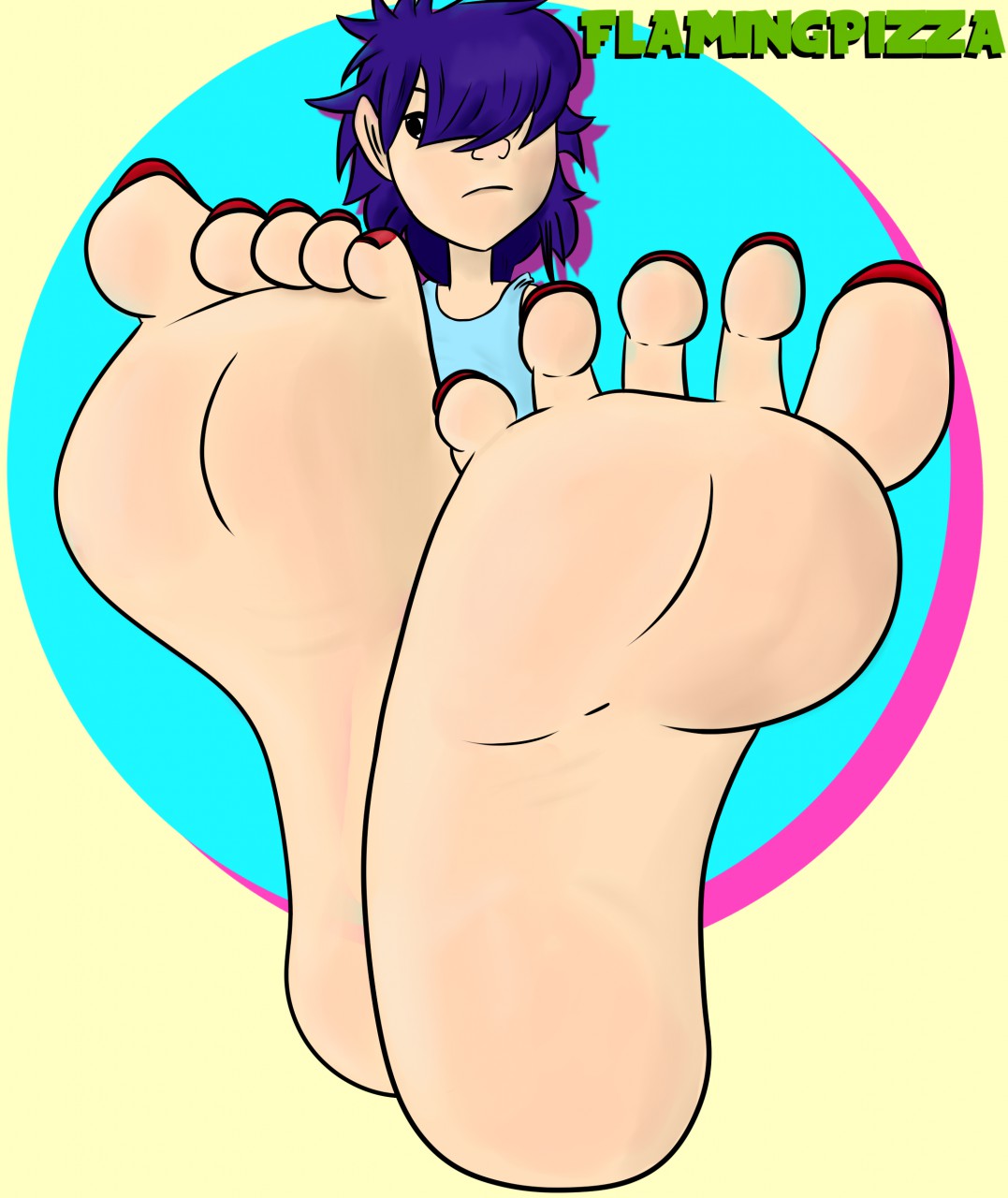 Gorillaz noodle feet