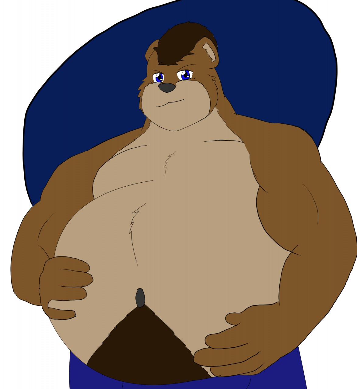 fat bear belly