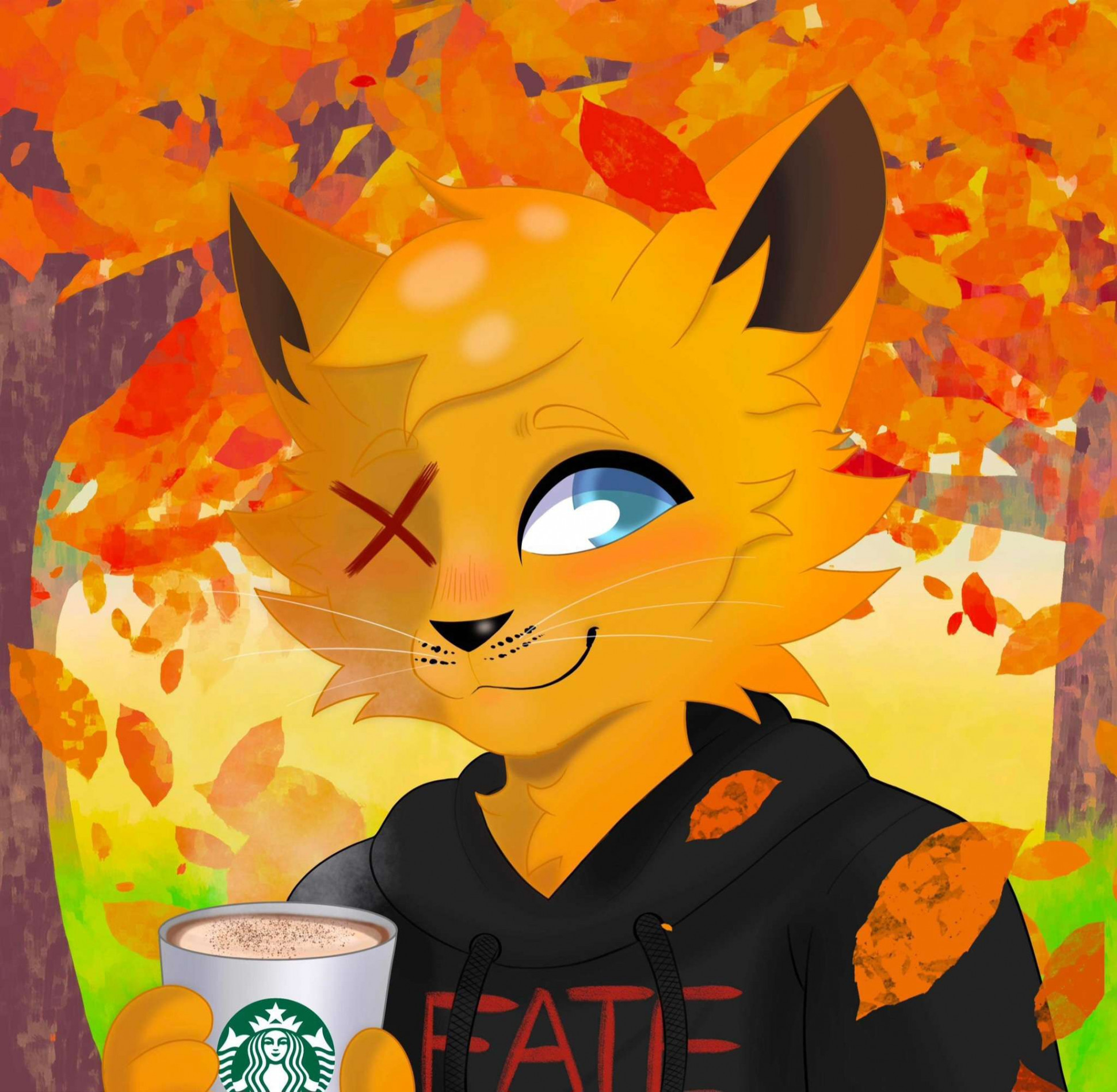 Fated Fall Cat by Flash_Kitterson -- Fur Affinity [dot] net