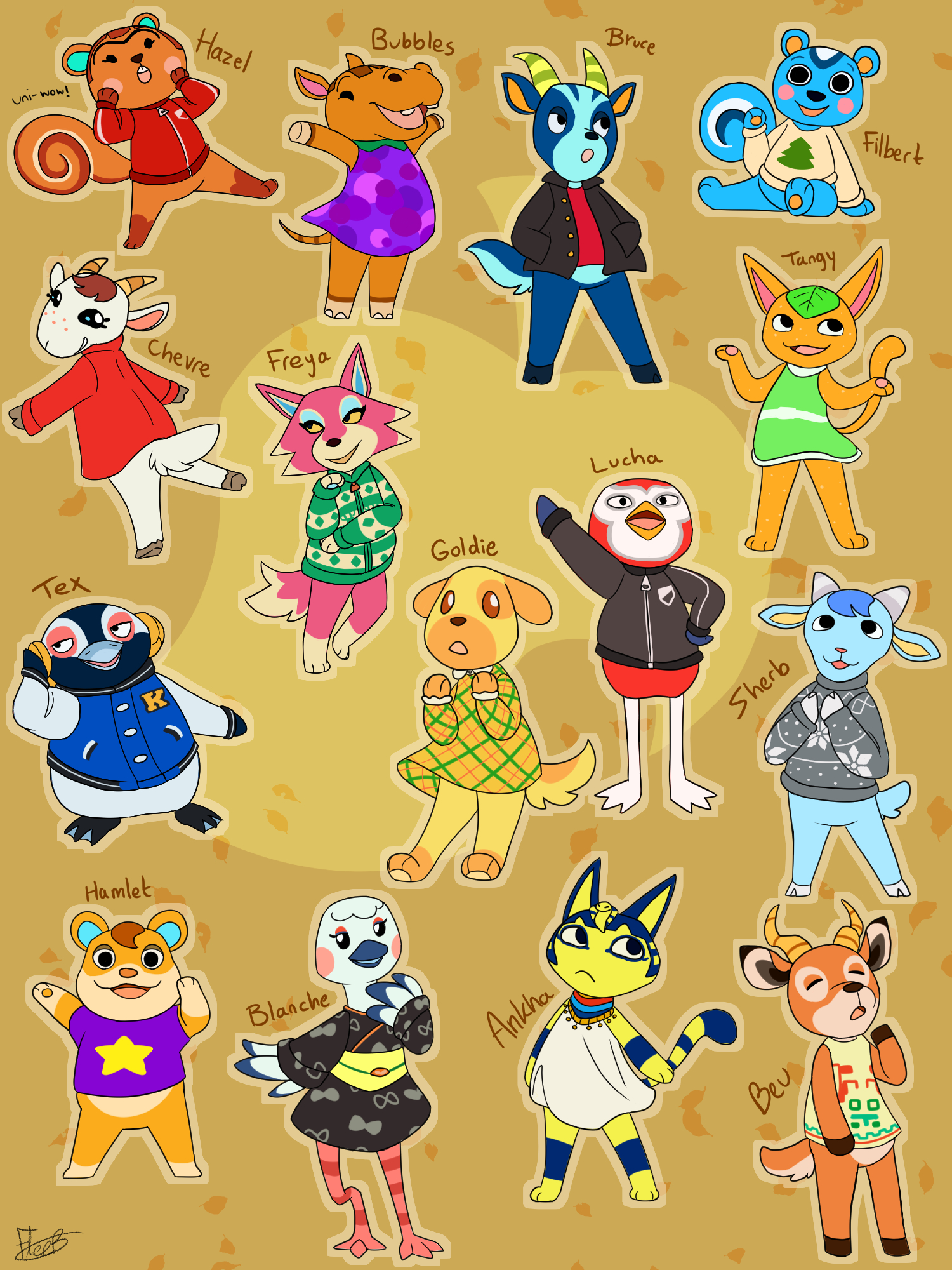 animal crossing! by Fleef_Draws -- Fur Affinity [dot] net