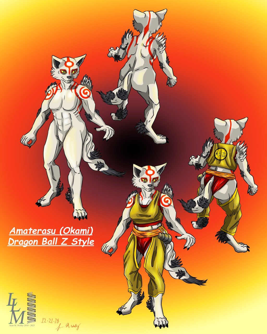 Fan Art - Amaterasu DBZ Style by Fleetwolf -- Fur Affinity [dot] net