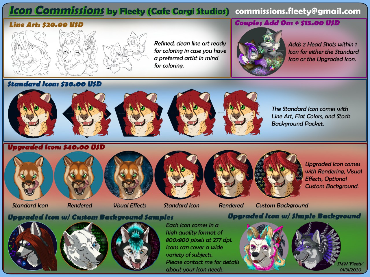 Icon Commission Price Sheet By Fleetwolf Fur Affinity Dot Net