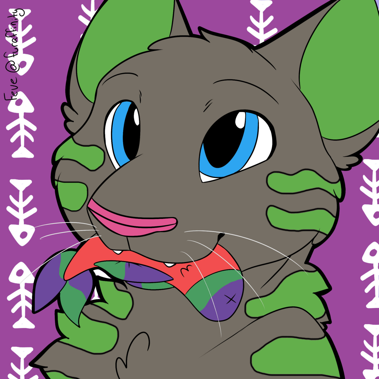 Nakel Cat PfP by Flint_The_Wolf_uwu -- Fur Affinity [dot] net