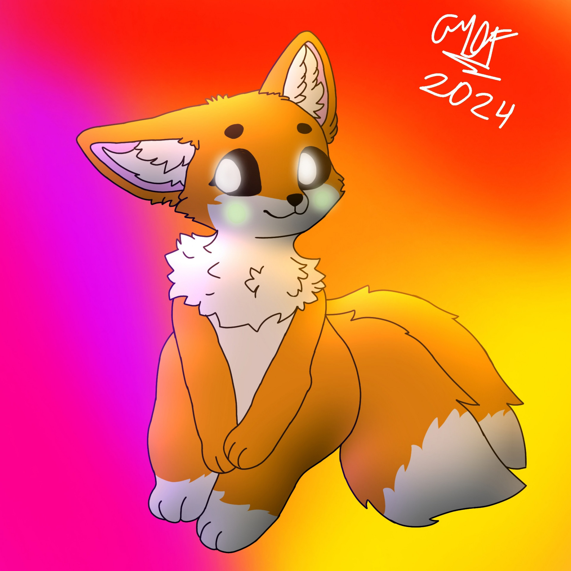 Cute fox by FLOMAR_2_XXX -- Fur Affinity [dot] net