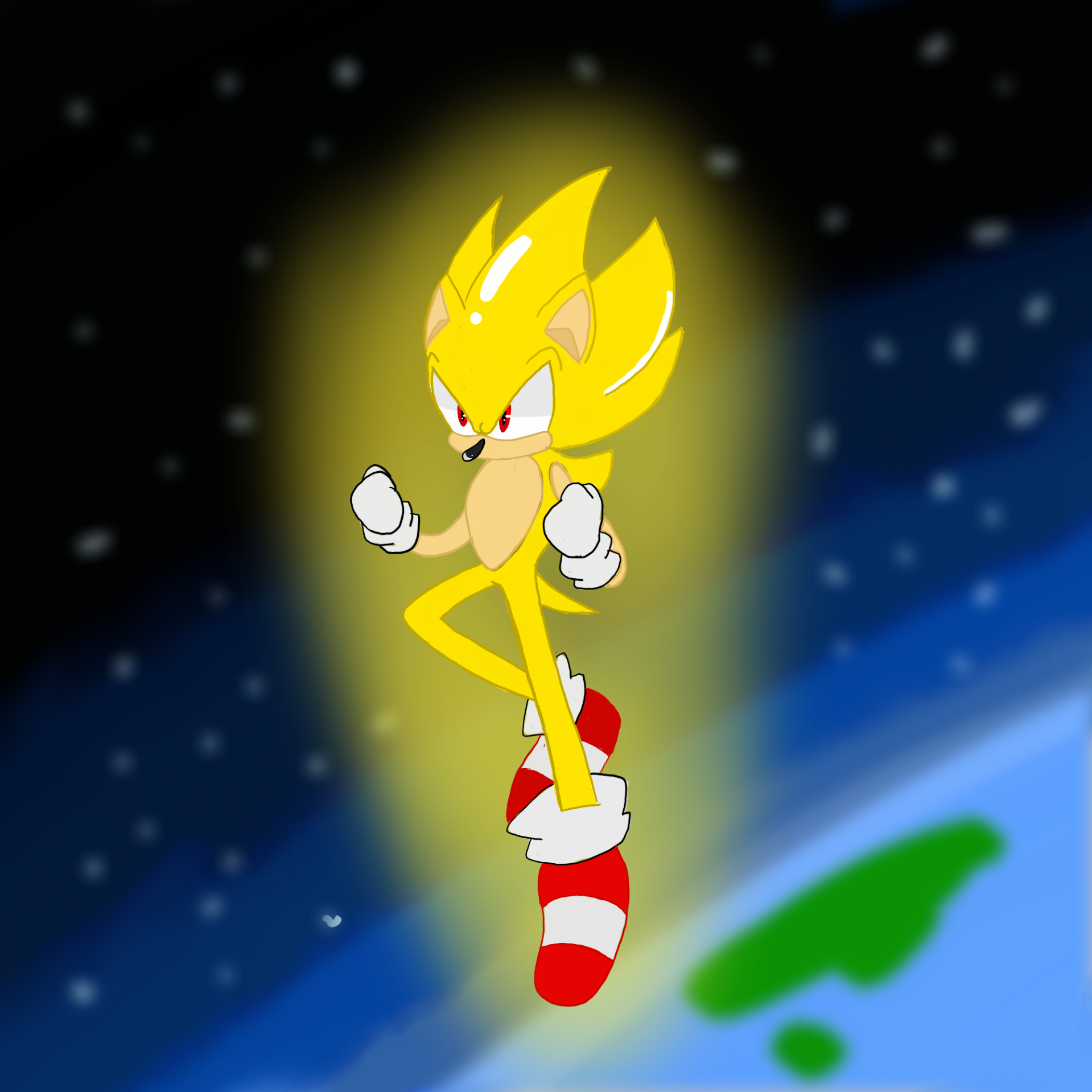 Character Art: Super Sonic