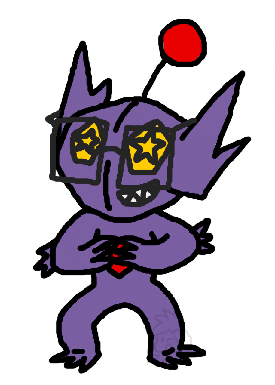 sableye friendlocke fanart by FloppyPony -- Fur Affinity [dot] net