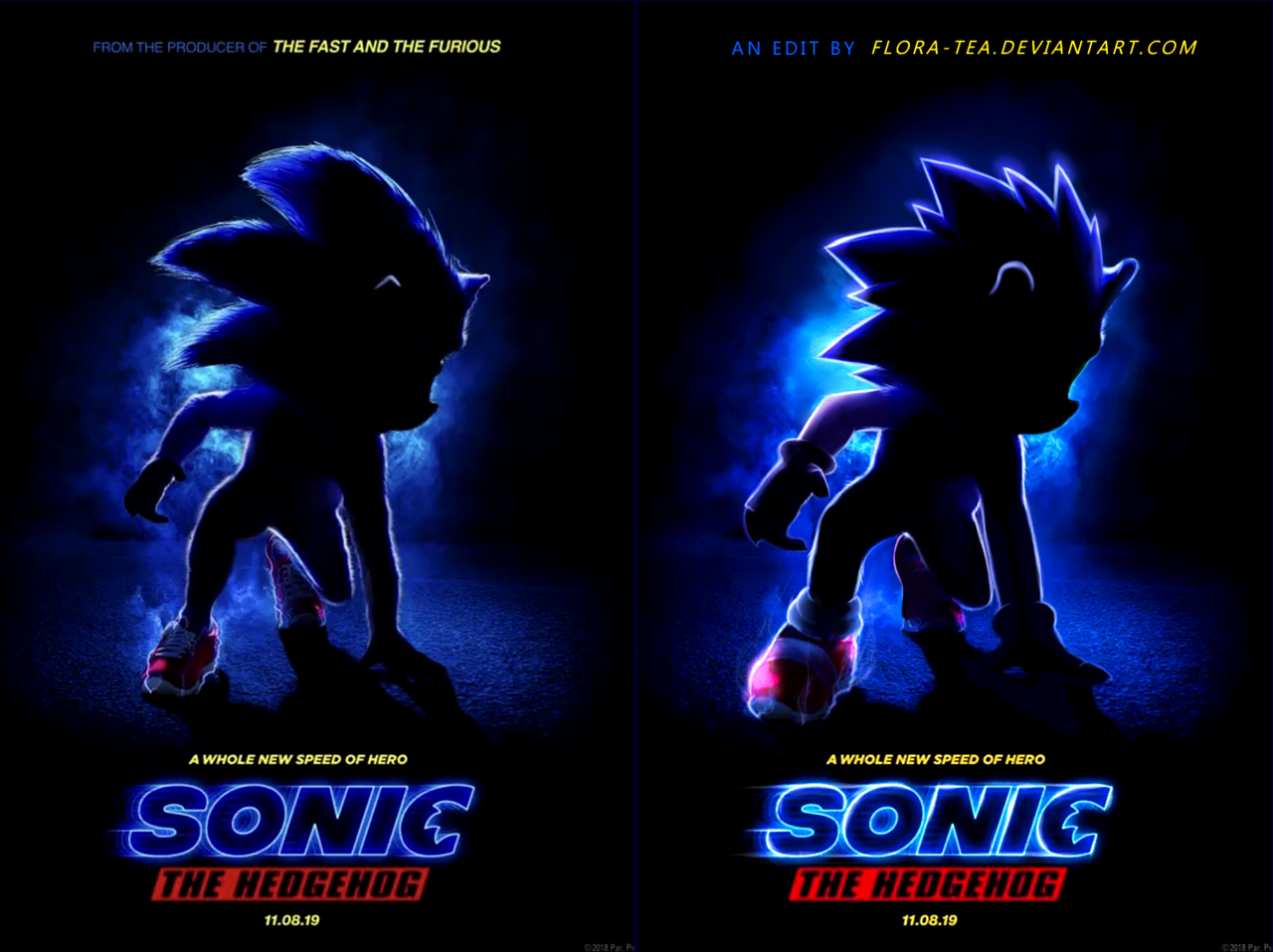Sonic Movie Poster Redo by flora-tea -- Fur Affinity [dot] net