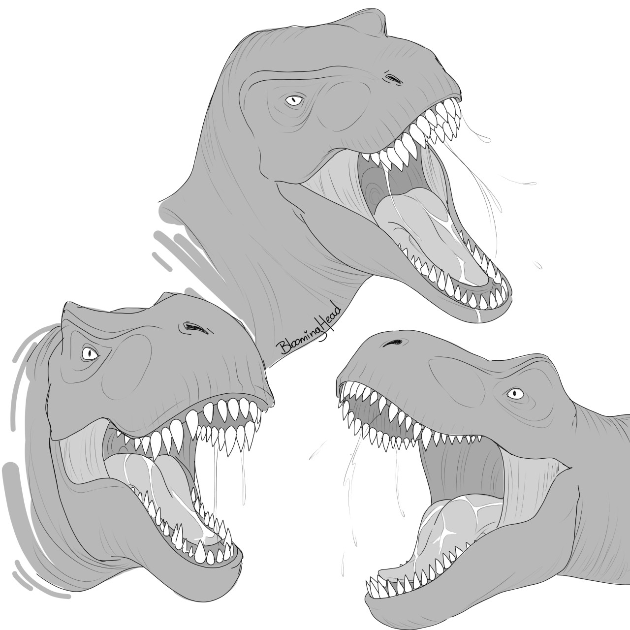 How to Draw Tyrannosaurus Rex (Rexy) dominating Carnotaurus | Jurassic World:  Fallen Kingdom - YouTube
