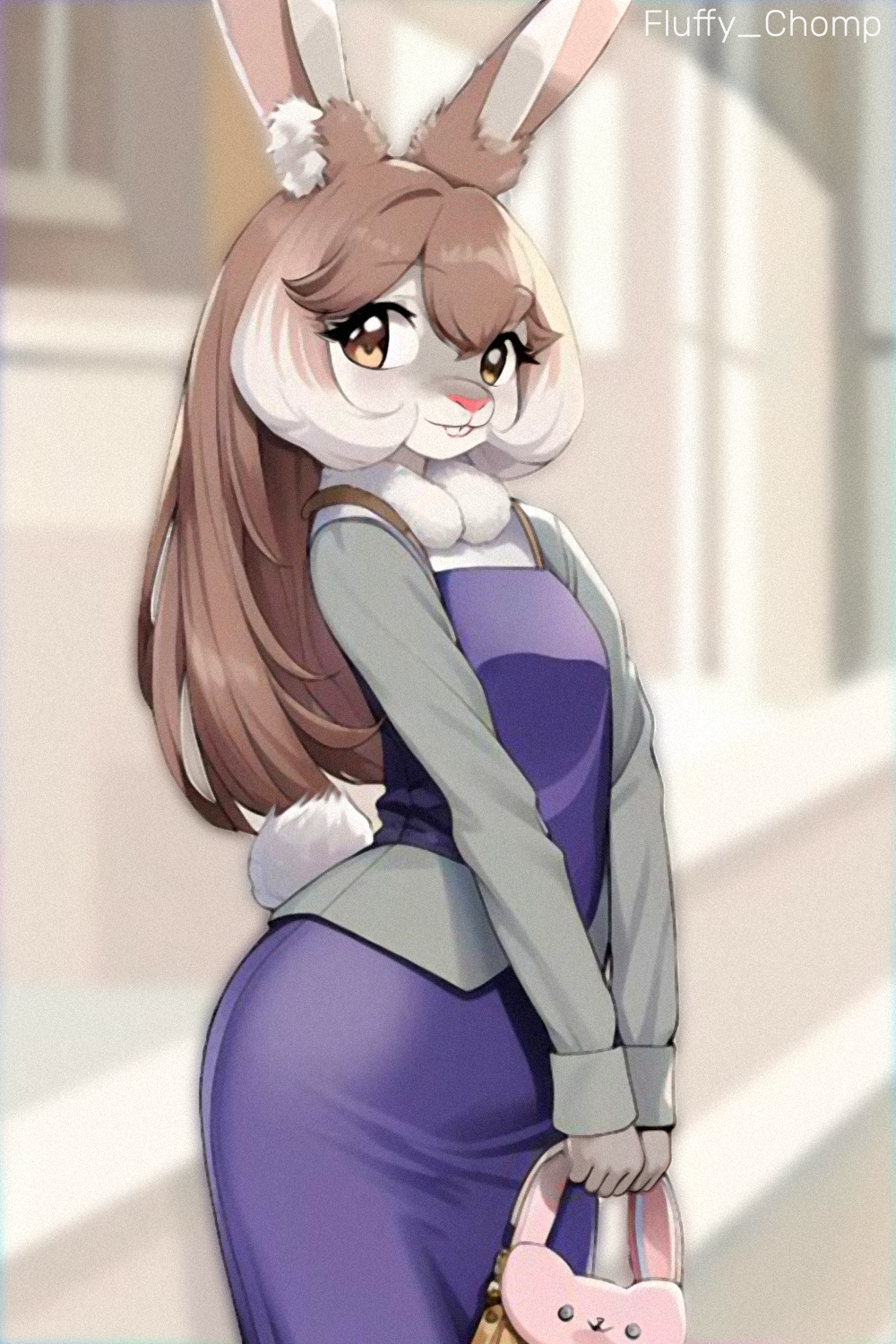 anime pet bunny