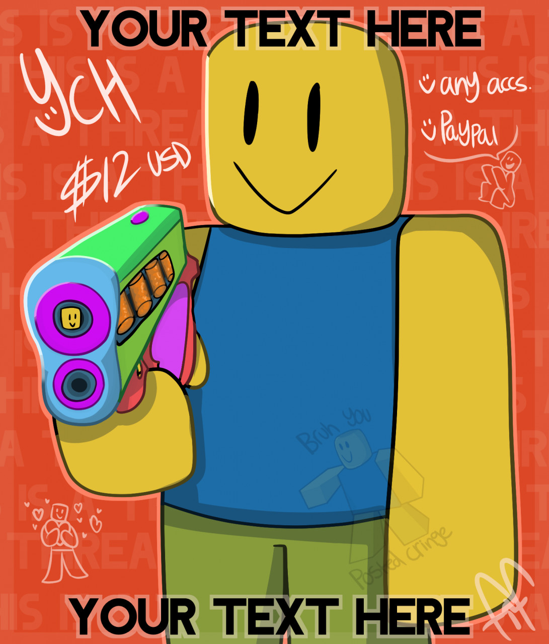 Noob drawing - Roblox