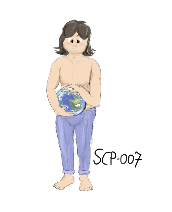 SCP-007 Abdominal Planet : euclid class scp : Humanoid - planet - miniature  scp 