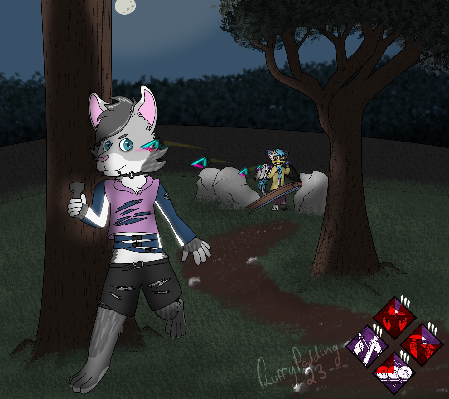 Dead By Daylight Trickster Vs Nea by FluffyPadding -- Fur Affinity [dot] net