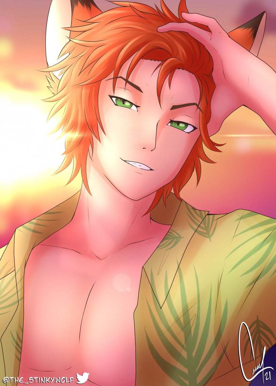 Anime Nick Wilde by Fluffy_tiger97 -- Fur Affinity [dot] net