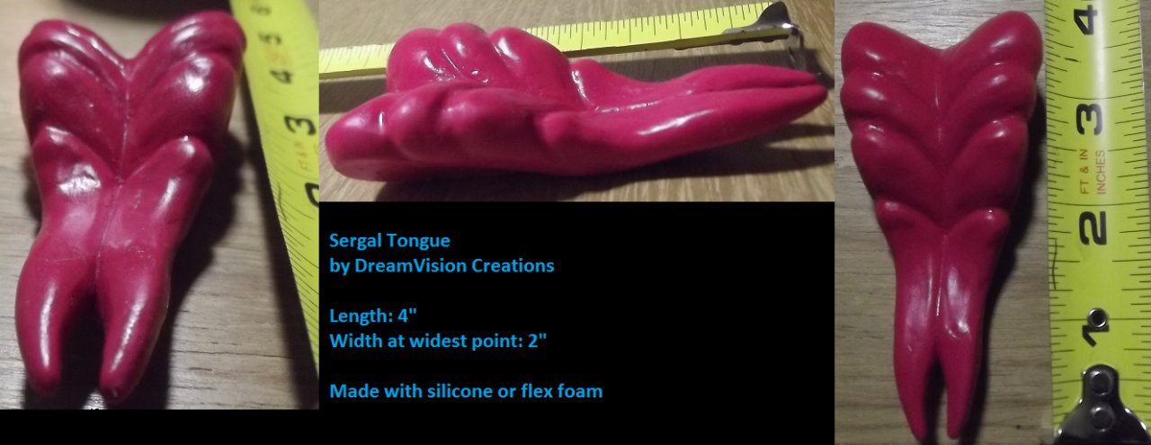 Silicone Point Sergal Tongue – DreamVision Creations