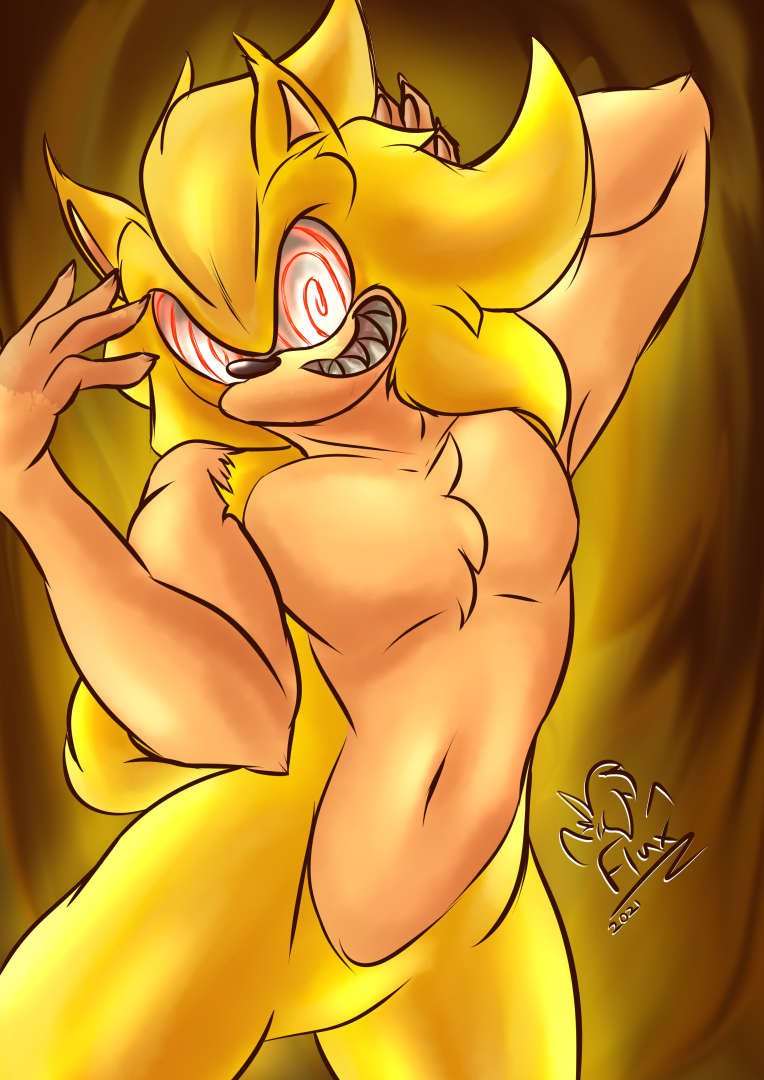 Fleetway Super Sonic by HAJiME -- Fur Affinity [dot] net