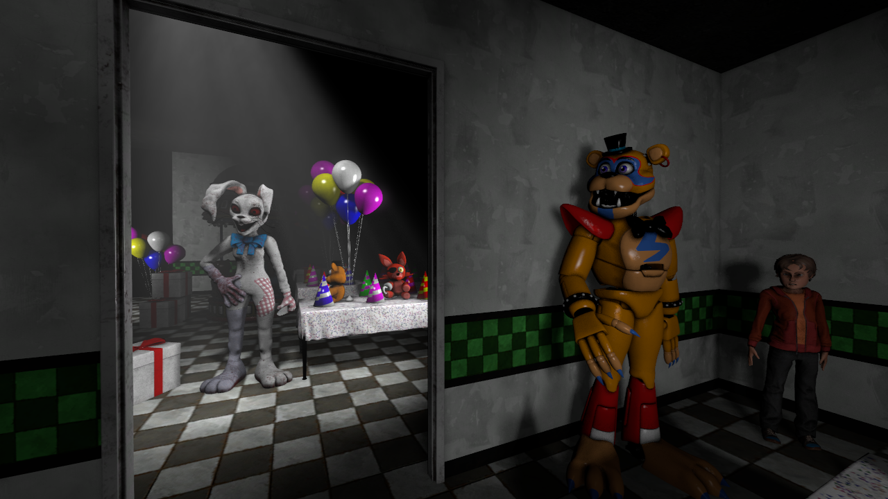 Vanny, Freddy and Gregory - Five nights at freddy's secur by REMBOSIX --  Fur Affinity [dot] net