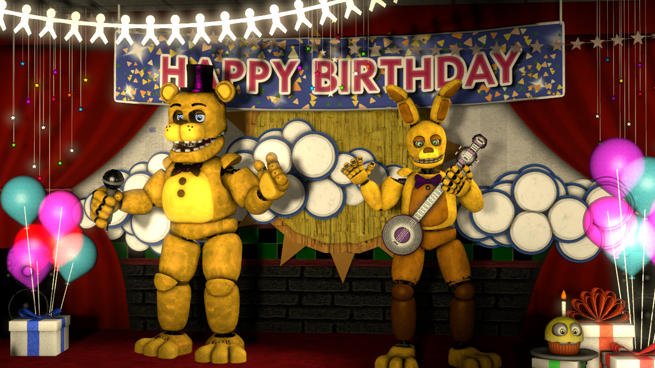 file: fredbear and springbonnie by fnafking1987x -- Fur Affinity