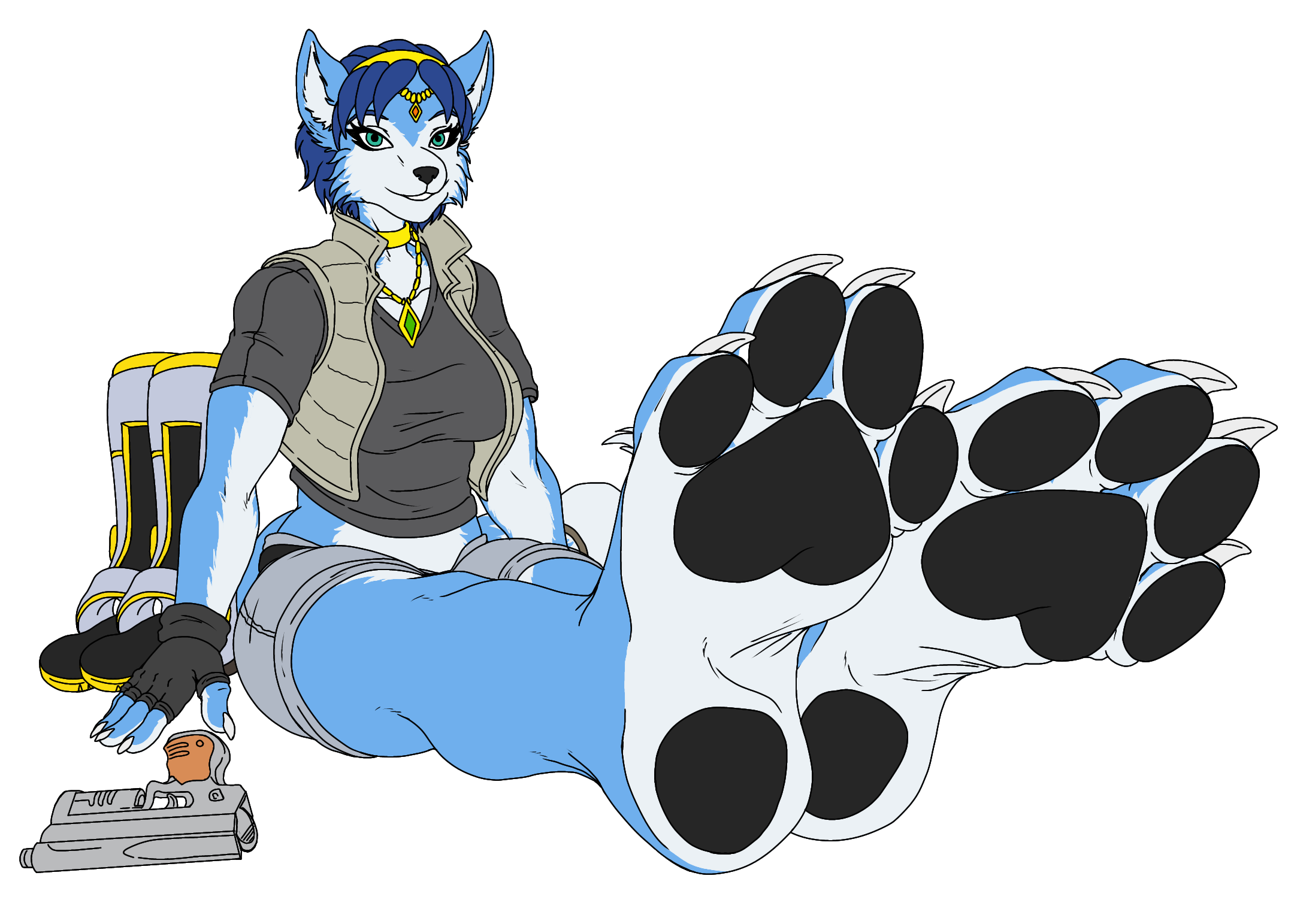 Krystal Beans Commission by Footninja15 -- Fur Affinity [dot] net