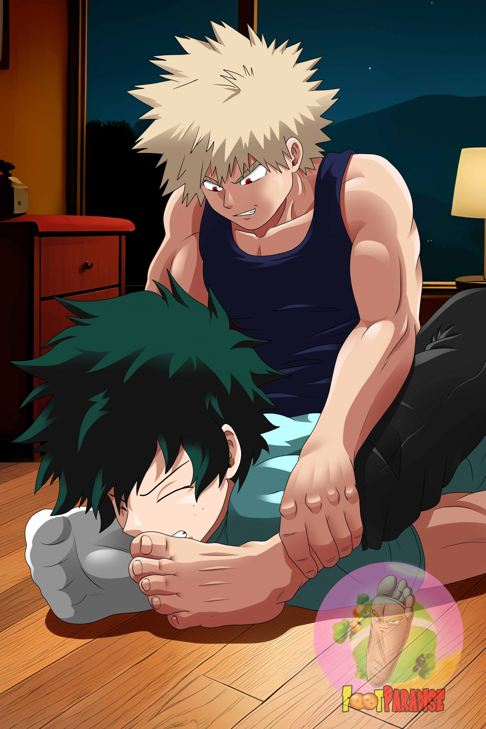 Deku and Bakugo by Footparadiseart -- Fur Affinity [dot] net