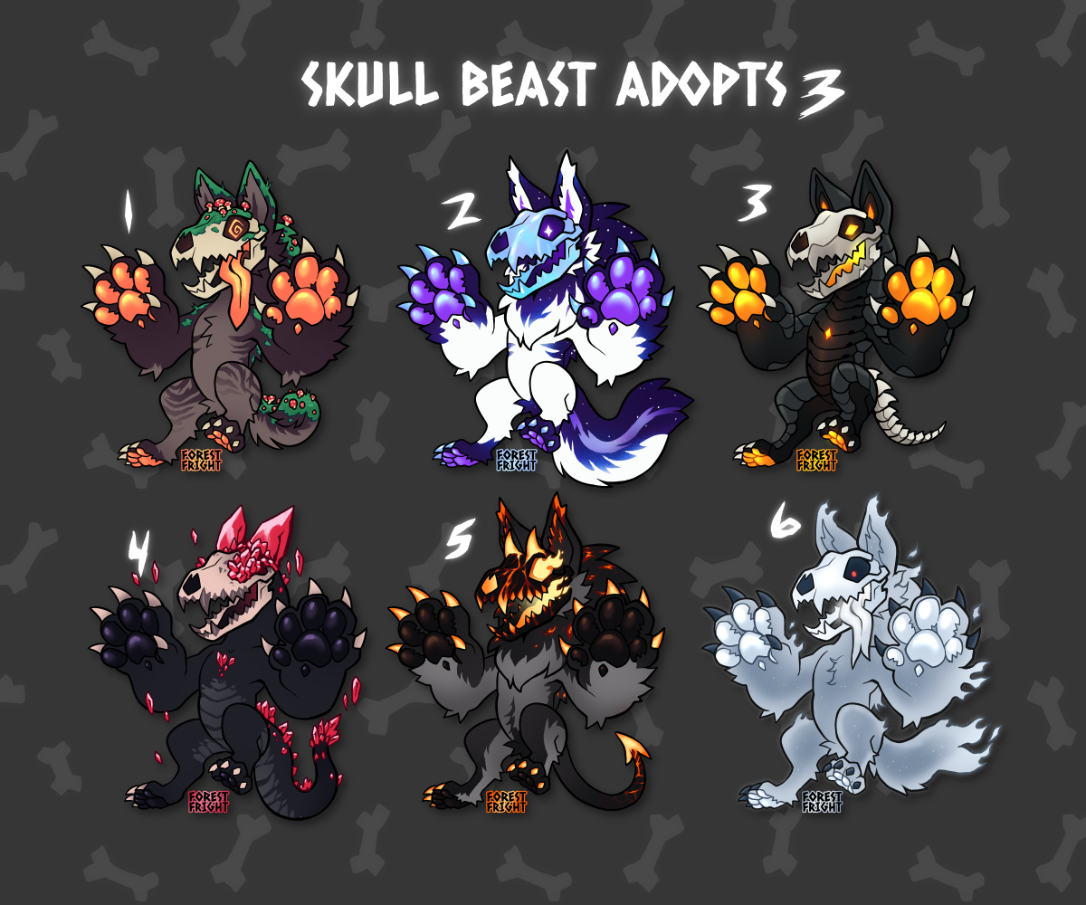 Skull Dog adopt me