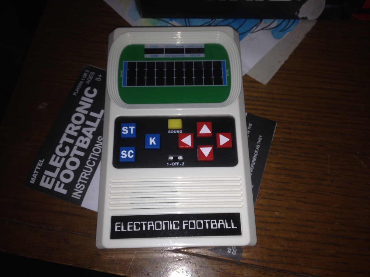 Old school electronic football sales game